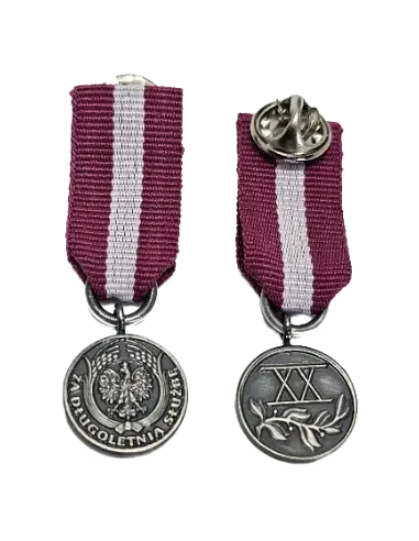 Miniaturka: Medal za Długoletnią Służbę - Srebrny