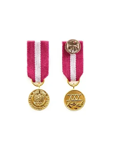 Miniaturka: Medal za Długoletnią Służbę - Złoty