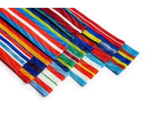 WSTĄŻKA MEDALOWA z EFEKTEM MORY na zamówienie - w komentarzu do zamówienia prosimy podać szerokość wstążki