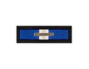 Baretka Medal NATO z okuciem NON ARTICLE 5