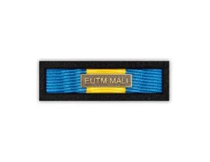 Baretka Medal EU z okuciem EUTM MALI (przypinane na pinsie)