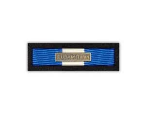 Baretka Medal EU z okuciem EUBAM Rafah (przypinane na pinsie)