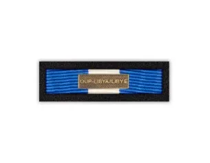 Baretka Medal EU z okuciem OUP-LIBYA/LIBYE