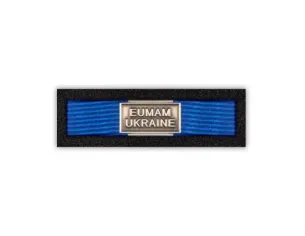 Baretka Medal Wspólnej Polityki Bezpieczeństwa i Obrony za misję w Ukrainie