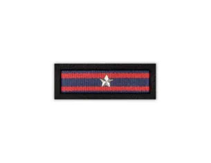 Baretka Odznaka Za Rany i Kontuzje - 2 gwiazdki (przypinane na pinsie)