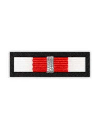 Baretka Srebrny Medal Za Zasługi dla Pożarnictwa (przypinane na pinsie)