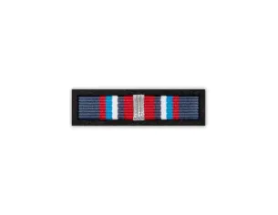 Baretka Srebrny Krzyż Zasługi Orderu św. Floriana (przypinane na pinsie)