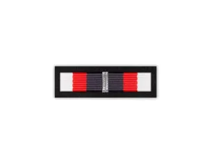 Baretka Srebrna Odznaka Zasłużony Policjant (przypinane na pinsie)