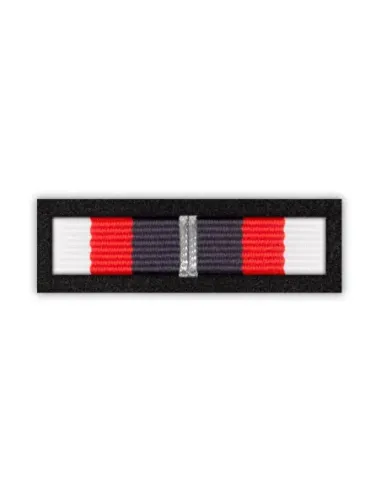 Baretka Srebrna Odznaka Zasłużony Policjant (przypinane na pinsie)