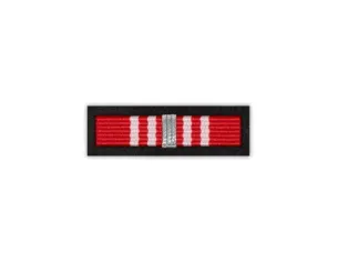 Baretka Srebrny Medal Opiekuna Miejsc Pamięci Narodowej (przypinane na pinsie)