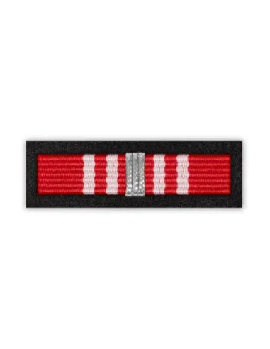 Baretka Srebrny Medal Opiekuna Miejsc Pamięci Narodowej (przypinane na pinsie)