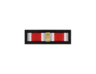 Baretka Medal Serce Legionu I stopnia Serce z Kroplą- Za Zasługi dla Krwiodawstwa