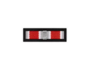 Baretka Srebrny Medal Serce Legionu III stopnia - Za Zasługi dla Krwiodawstwa