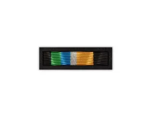 Baretka Medal Pamiątkowy X zmiany PKW Afganistan RSM-bez cyfry X(przypinane na pinsie)